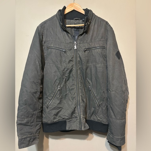 HARLEY-DAVIDSON Quilted Full Zip Cotton Blend Motorcycle Bomber Jacket - Picture 2 of 11